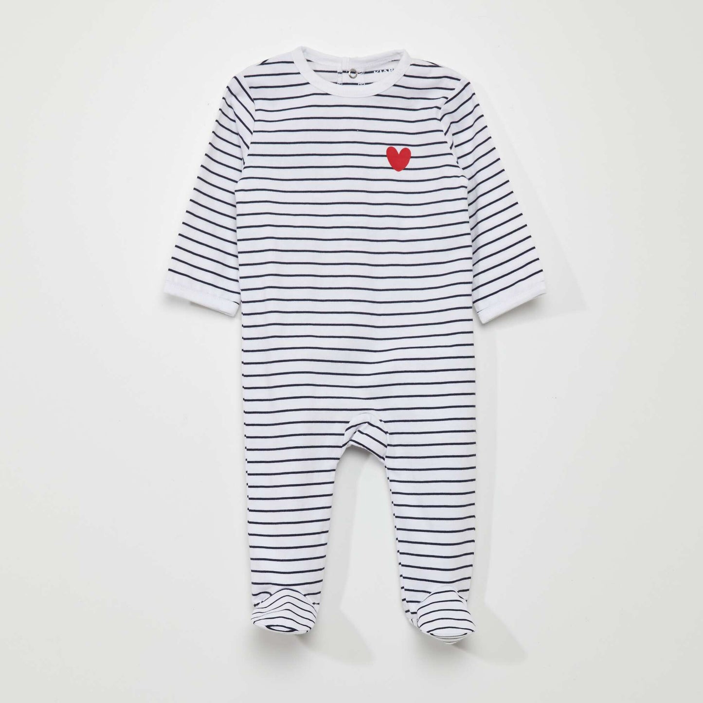 Sleepsuit + bodysuit + bib set - 3-piece set STRIPE MIX