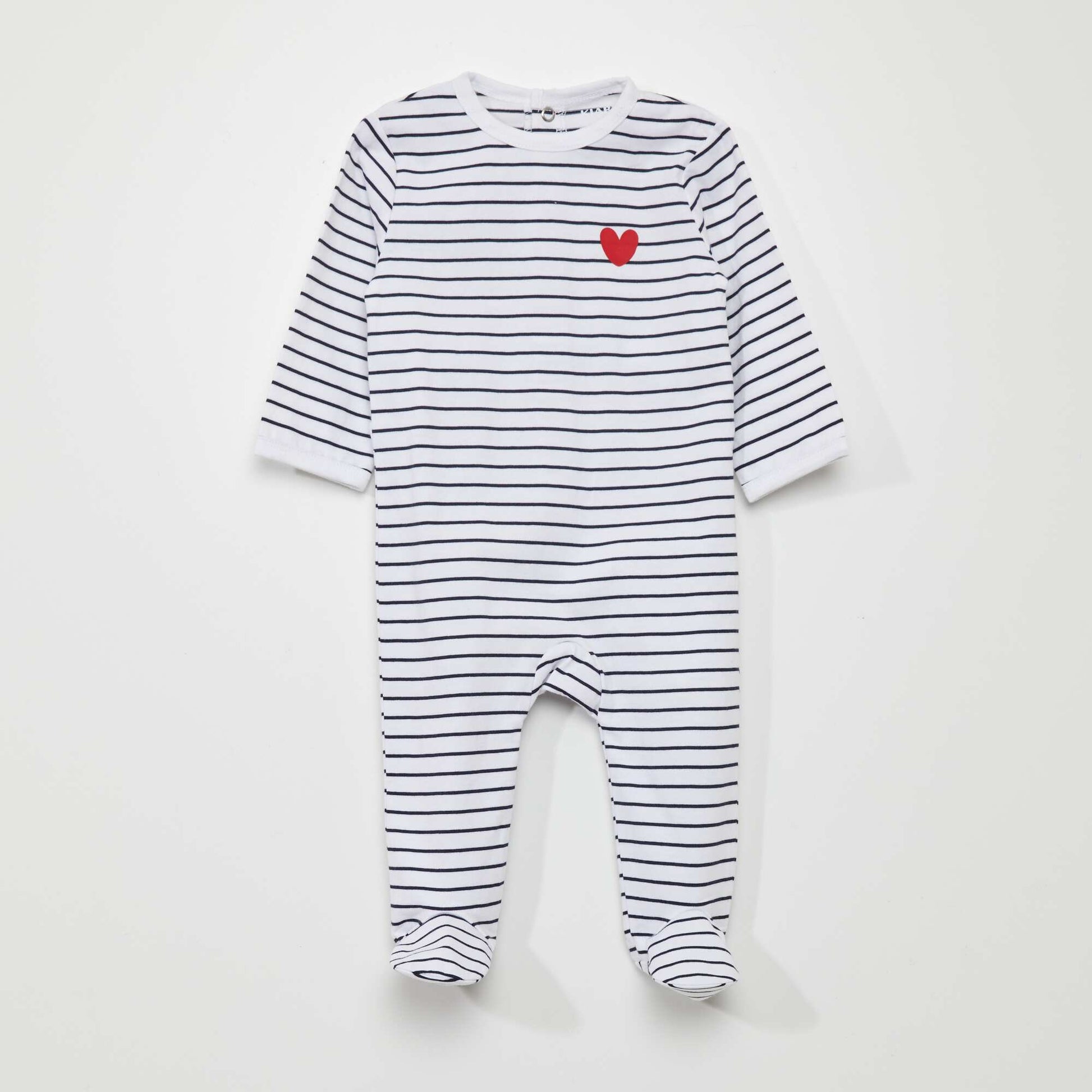 Sleepsuit + bodysuit + bib set - 3-piece set STRIPE MIX