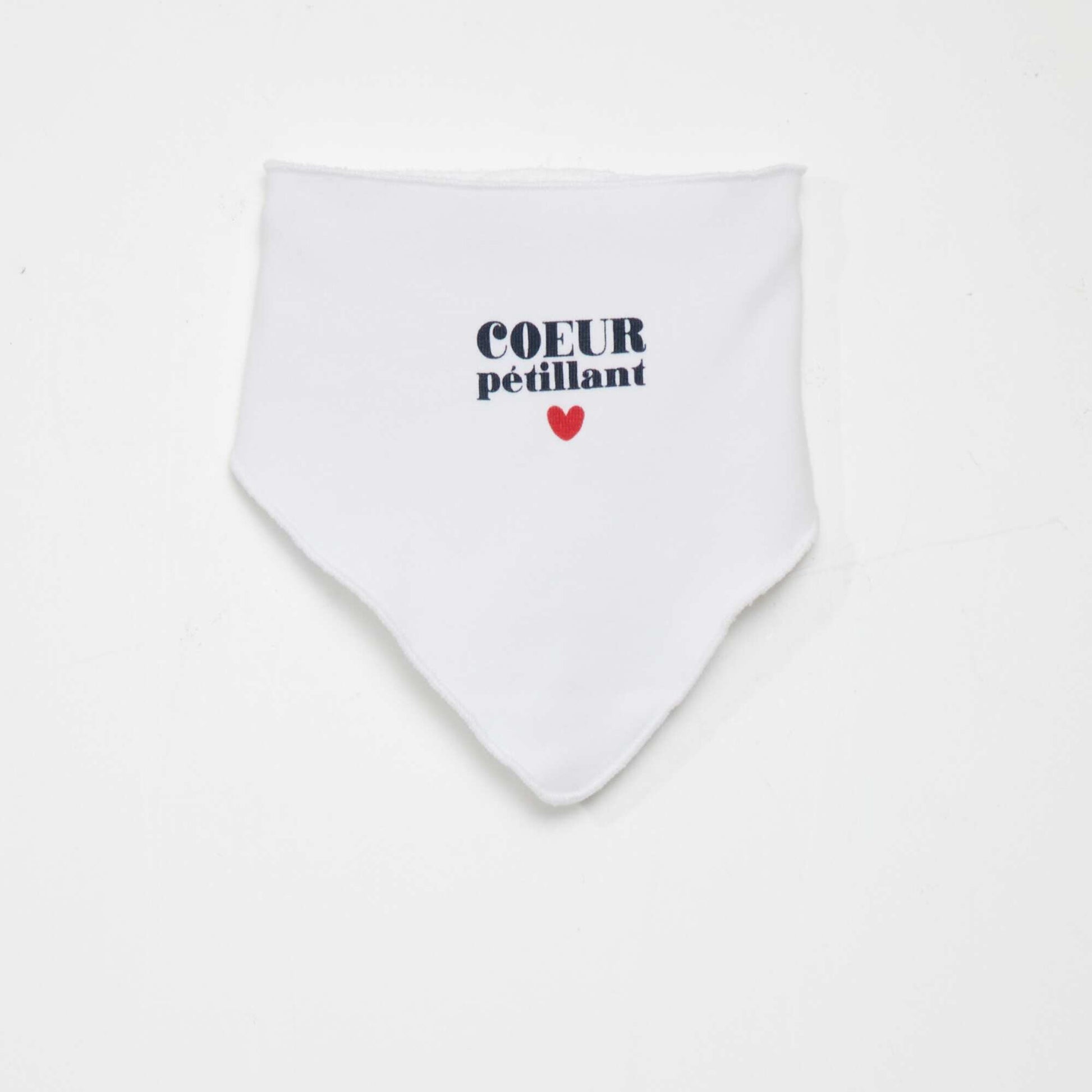 Sleepsuit + bodysuit + bib set - 3-piece set RED HEART
