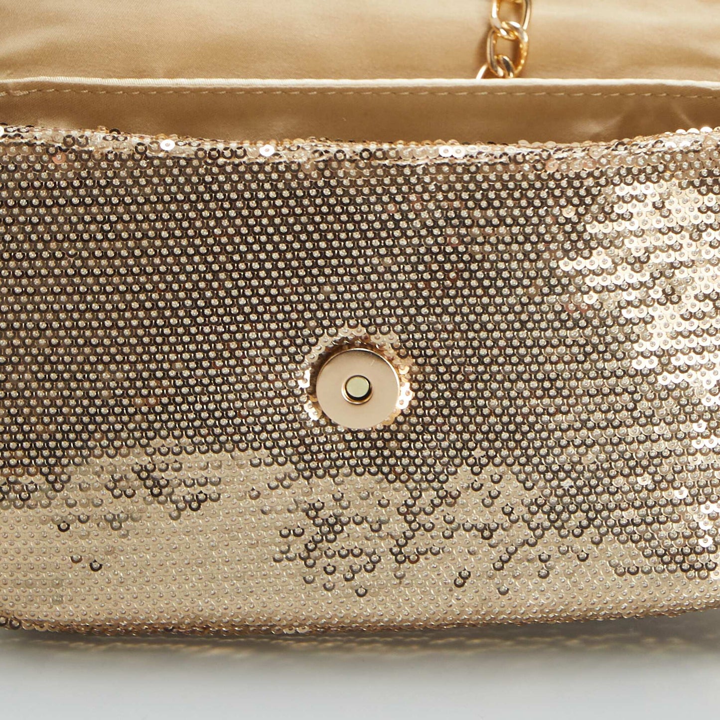 Sequined shoulder bag YELLOW