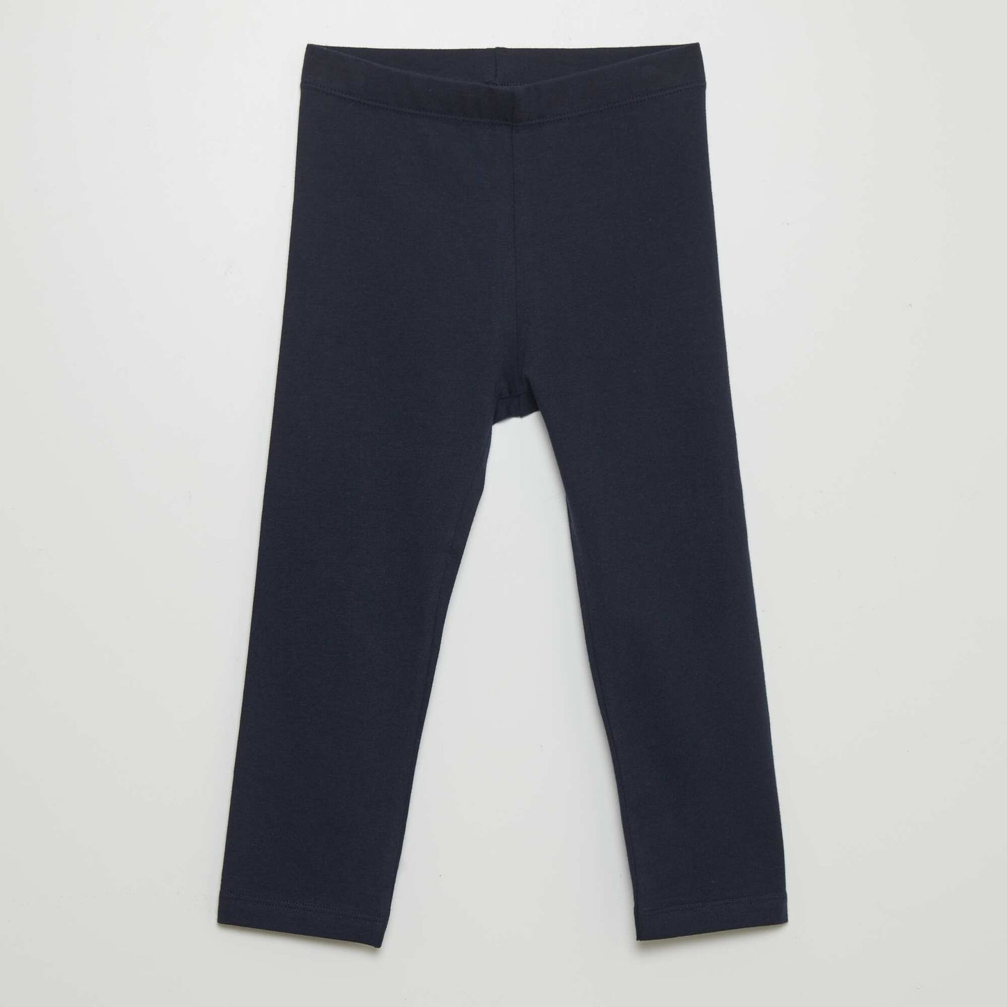 Stretch leggings  3/4 below-the-knee length blue