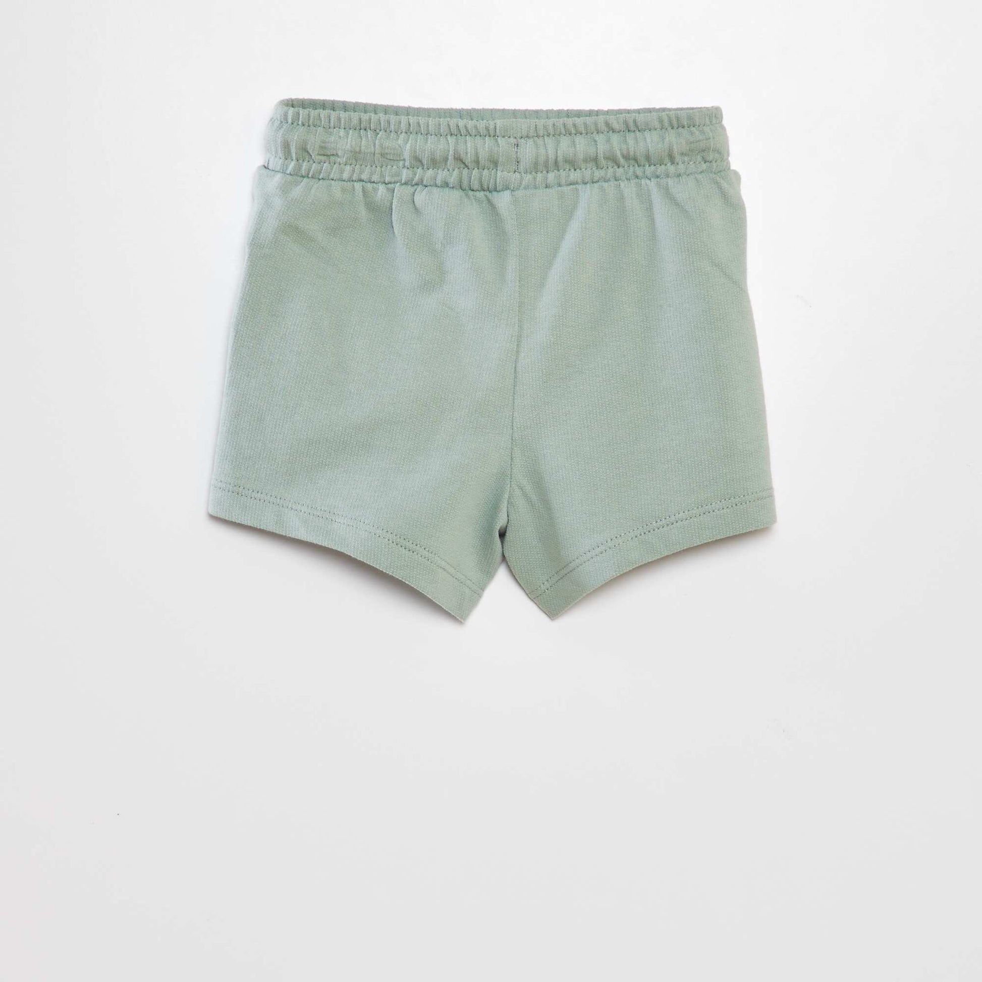 French terry shorts GREEN