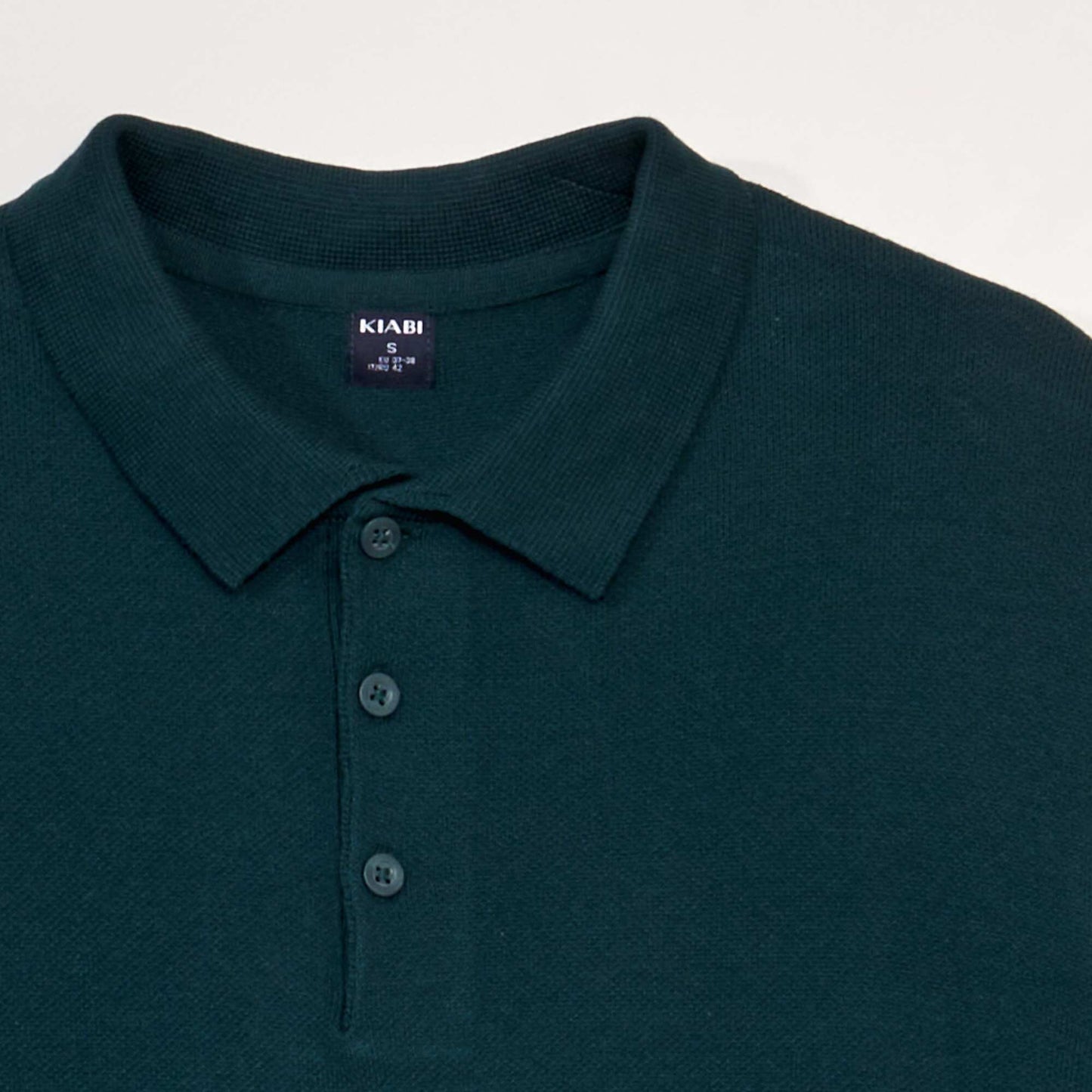 Sweatshirt fabric polo shirt DARK SE1
