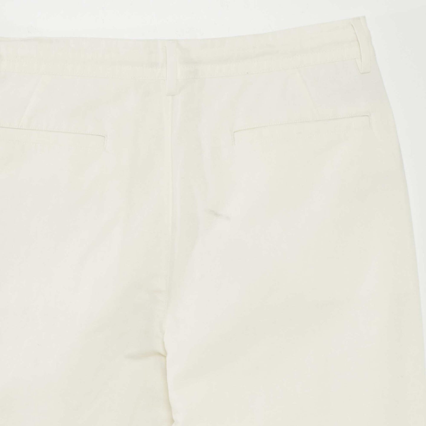 Straight-leg chinos WHITE