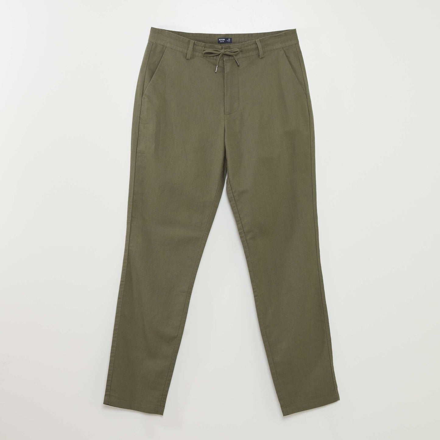 Straight-leg chinos GREEN