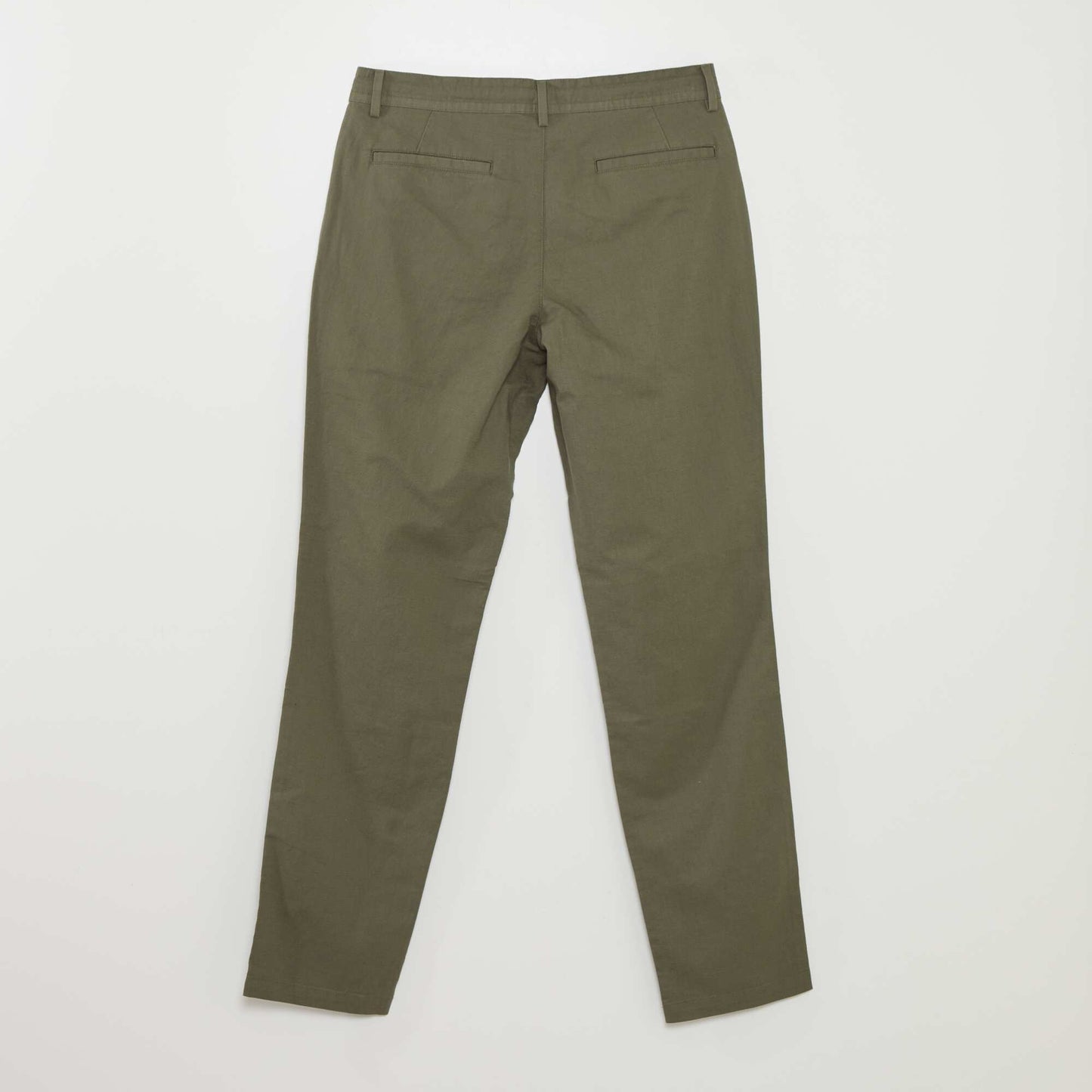 Straight-leg chinos GREEN