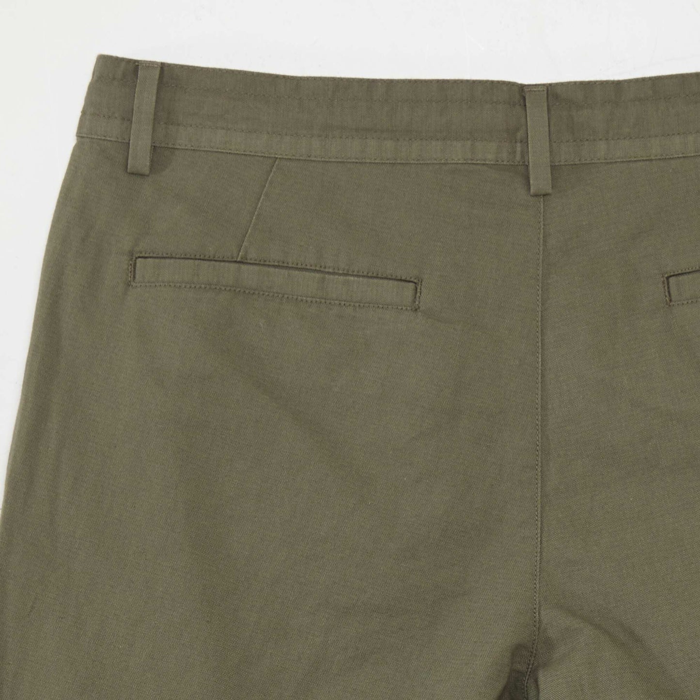 Straight-leg chinos GREEN