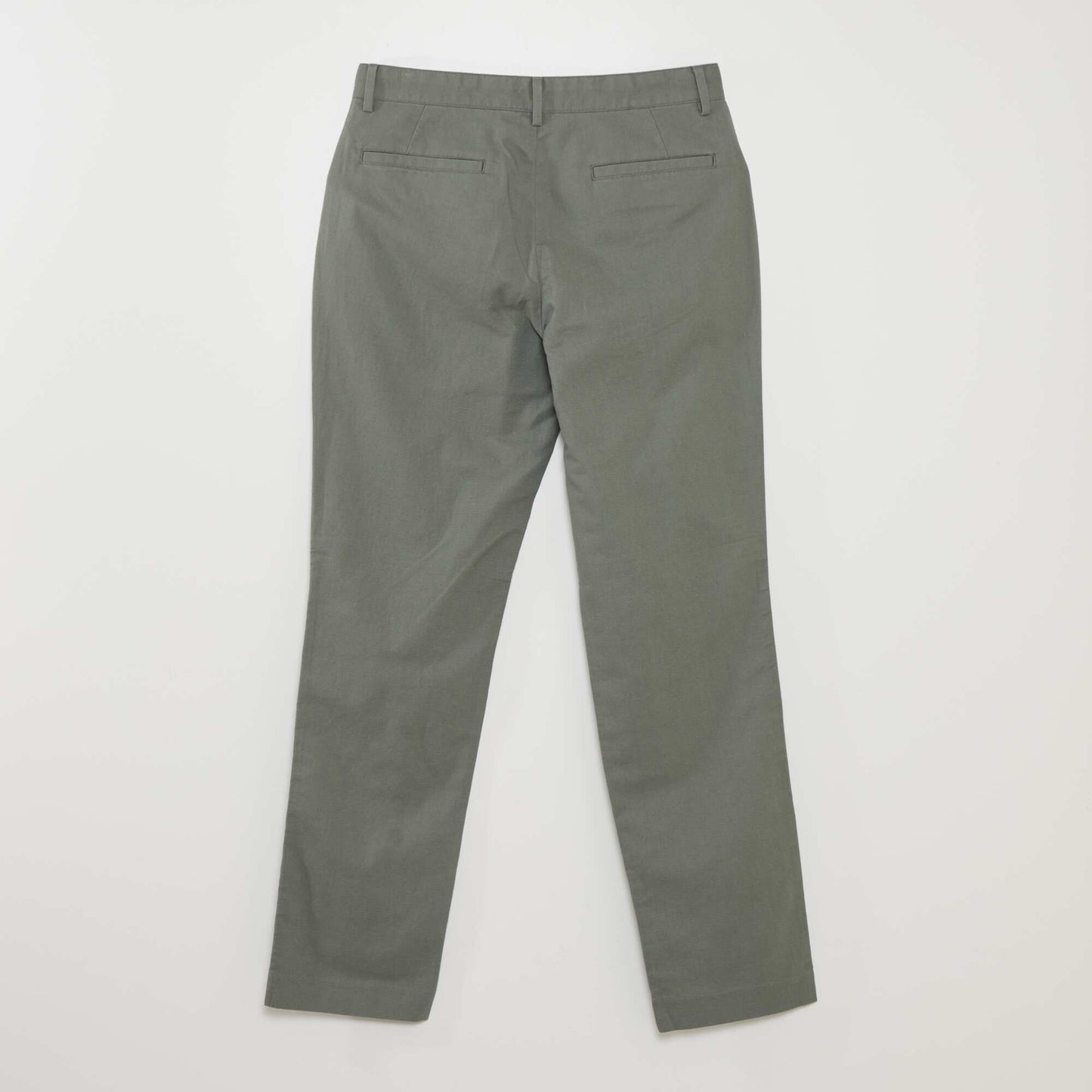 Straight-leg chinos GREEN