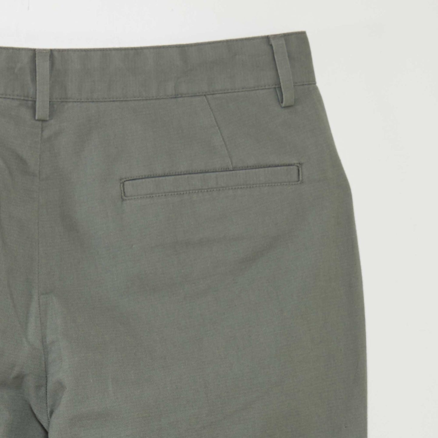 Straight-leg chinos GREEN