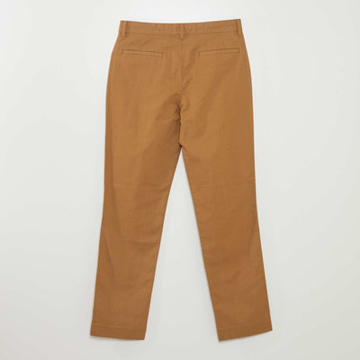 Straight-leg chinos BEIGE