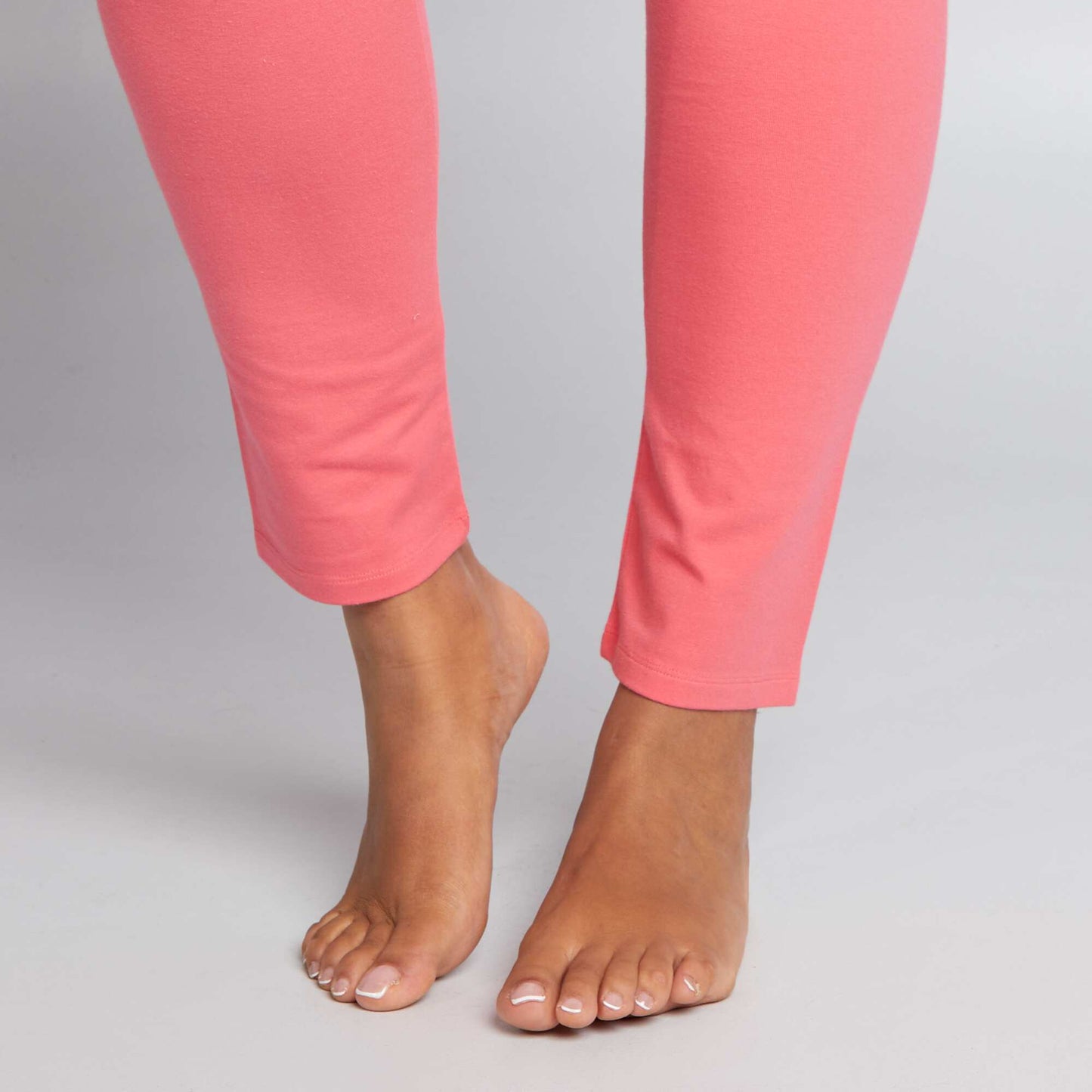 Plain jersey leggings PINK