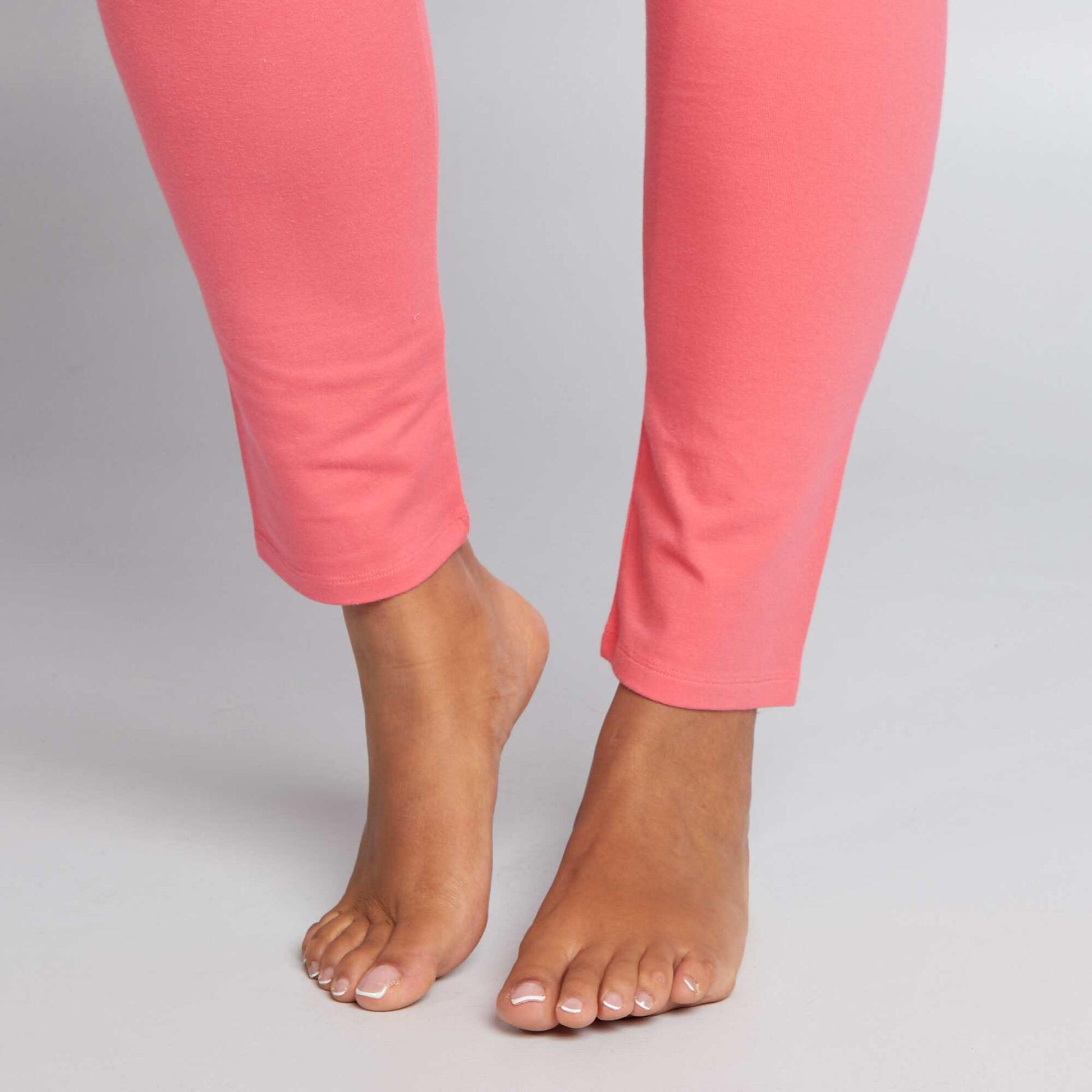 Plain jersey leggings PINK