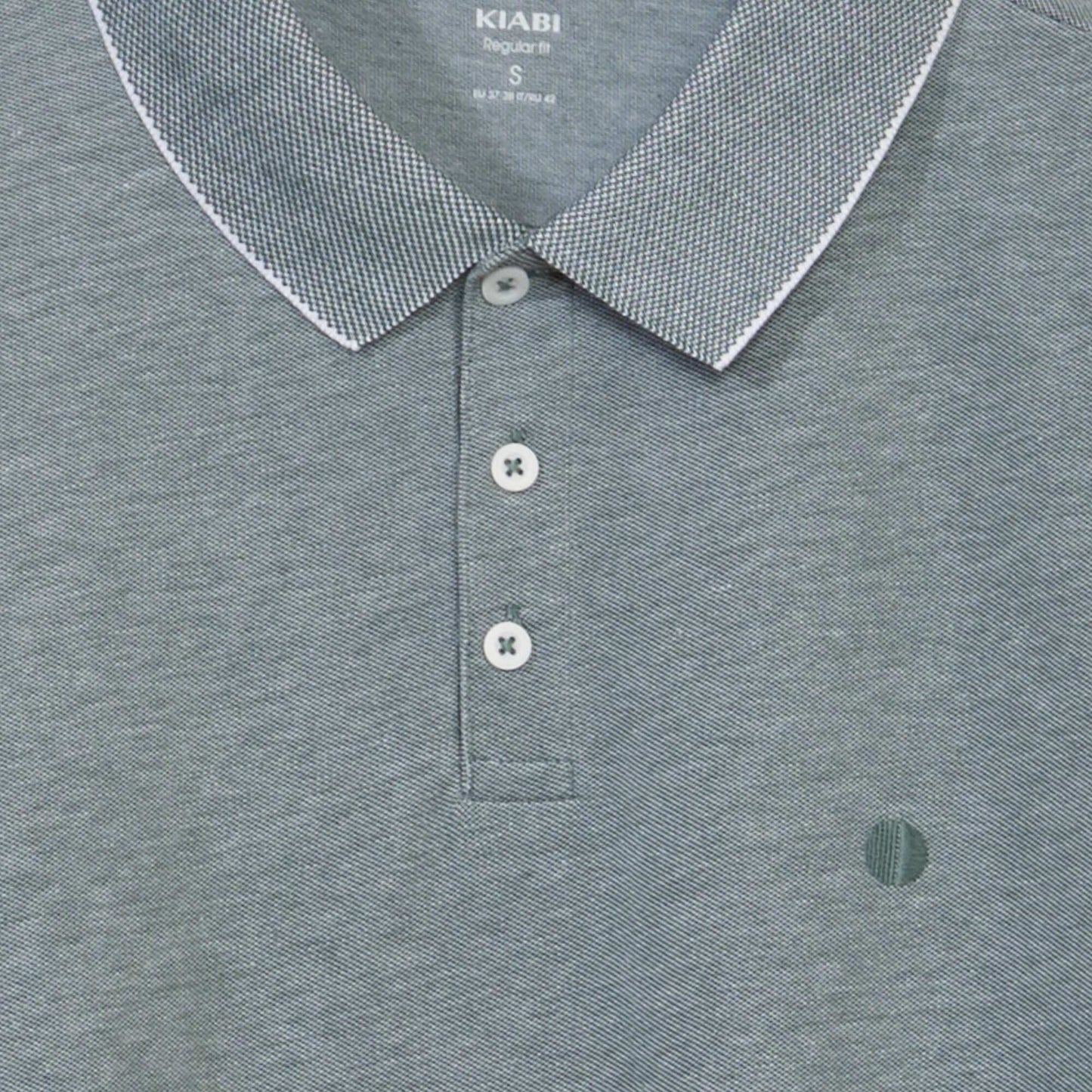 Cotton piqué polo shirt GREEN