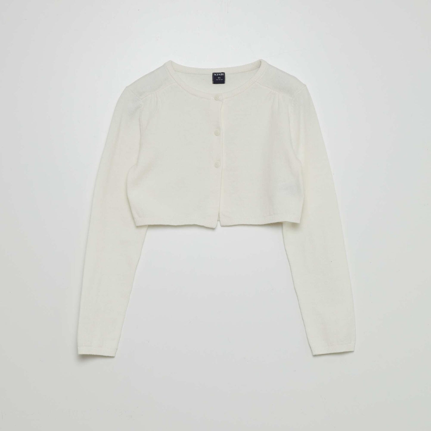 Bolero-style cardigan WHITE