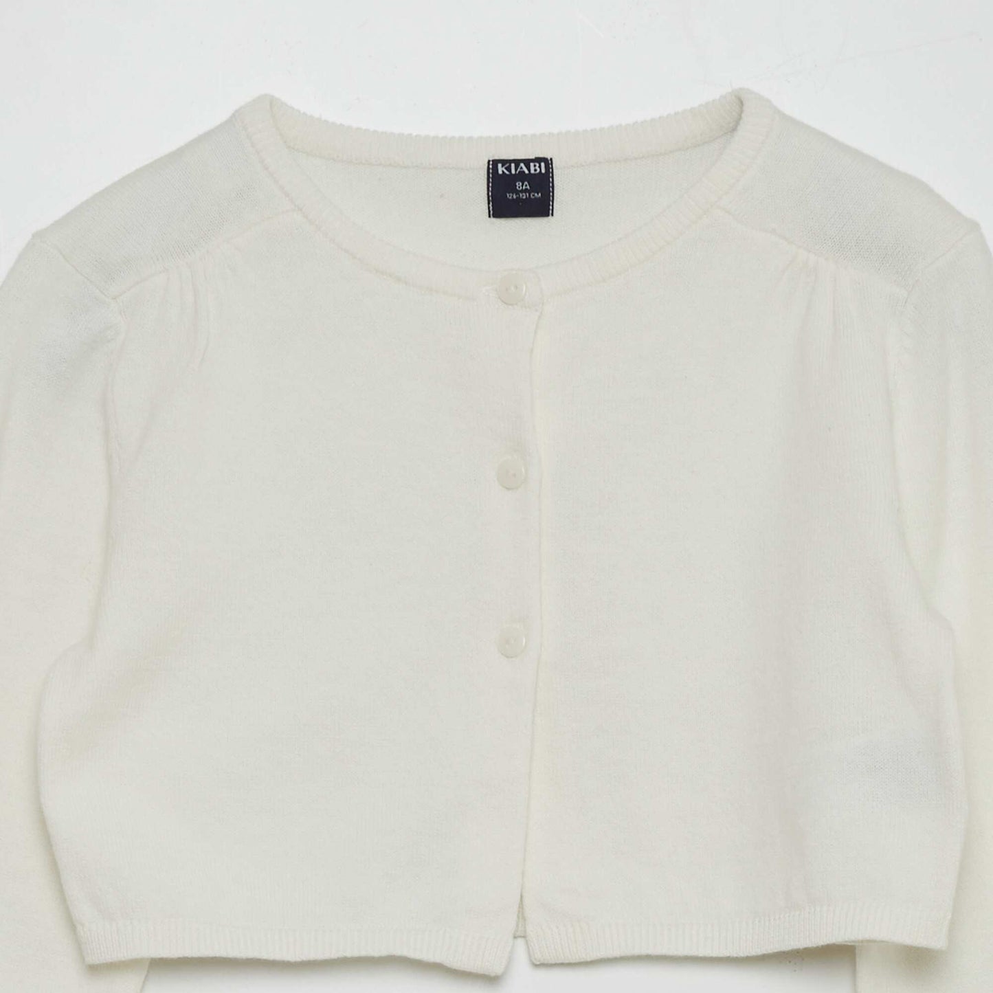 Bolero-style cardigan WHITE