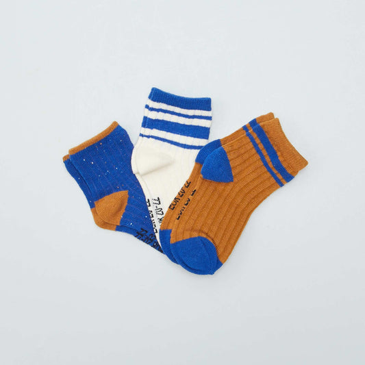 Pack of 2 pairs of socks BLUE