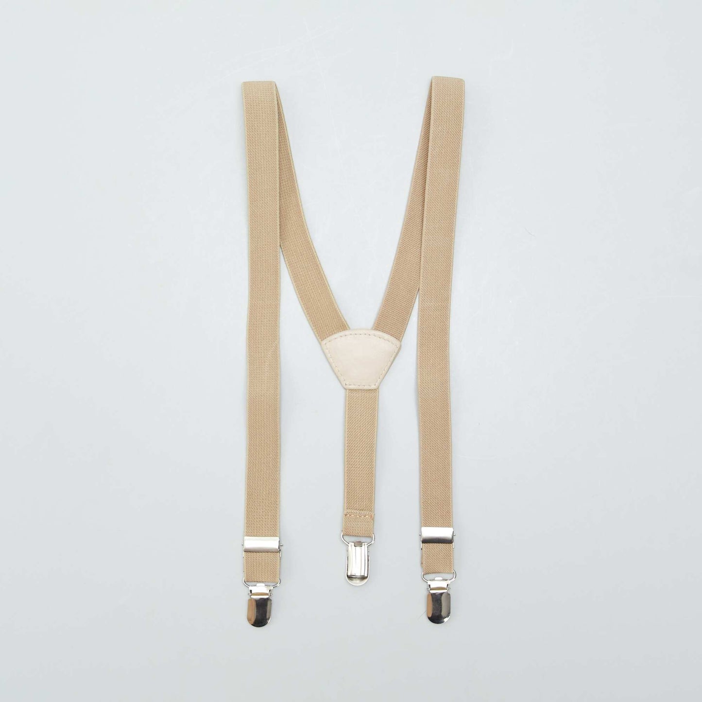 Clip-on braces beige