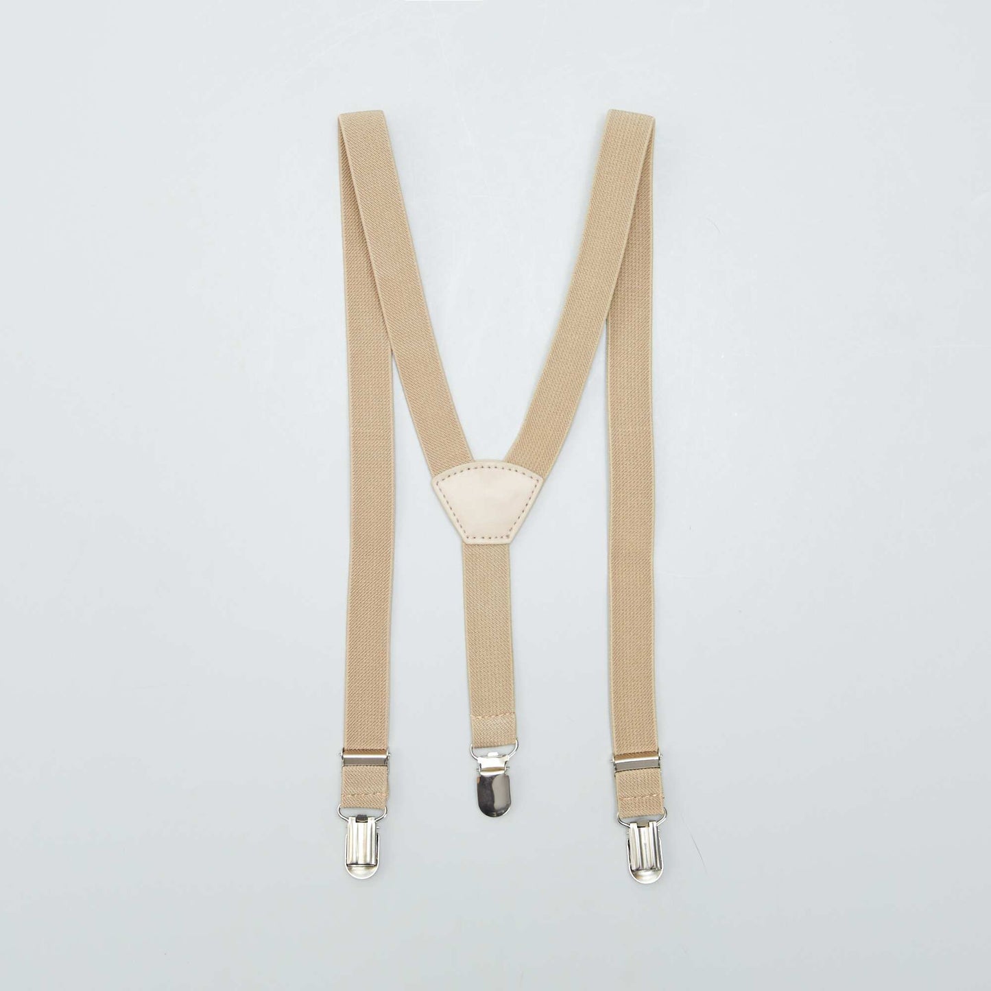 Clip-on braces beige