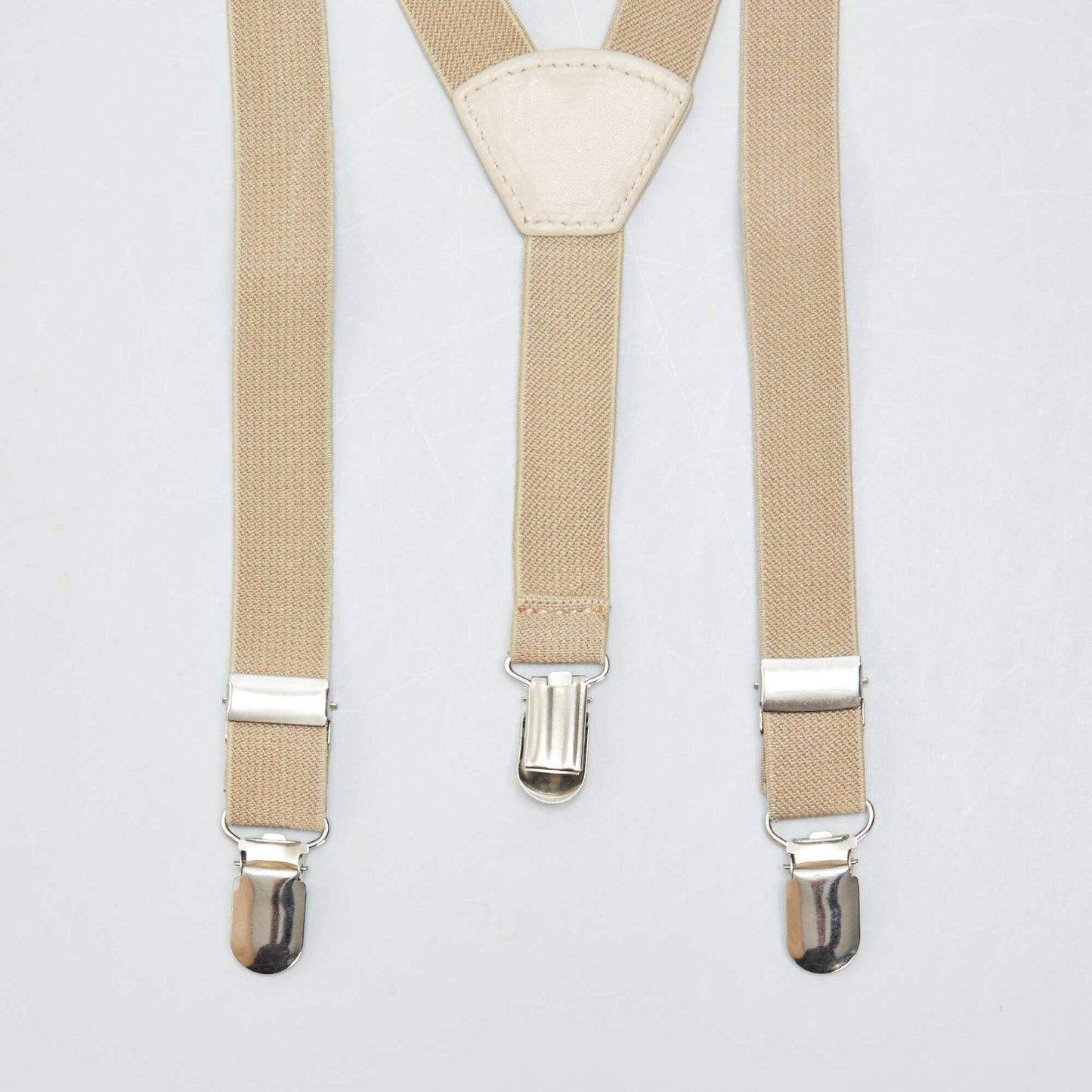 Clip-on braces beige