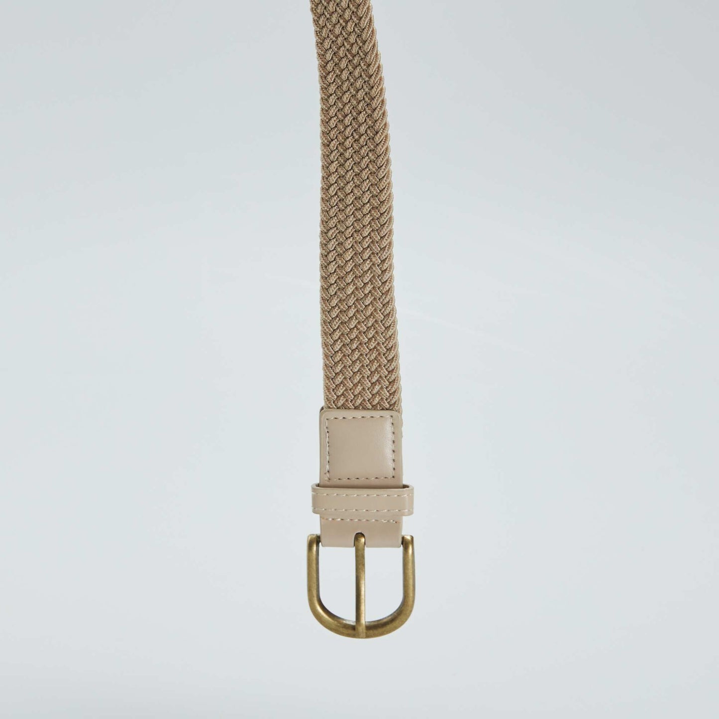 Woven raffia belt BEIGE