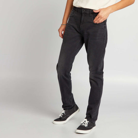 Slim-fit 5-pocket denim trousers BLUE