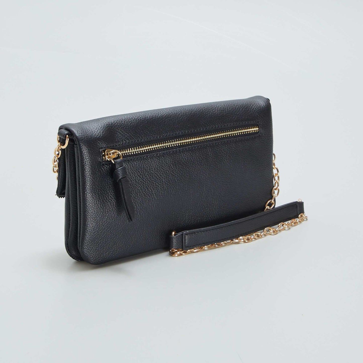 Envelope bag with chain strap BLACK