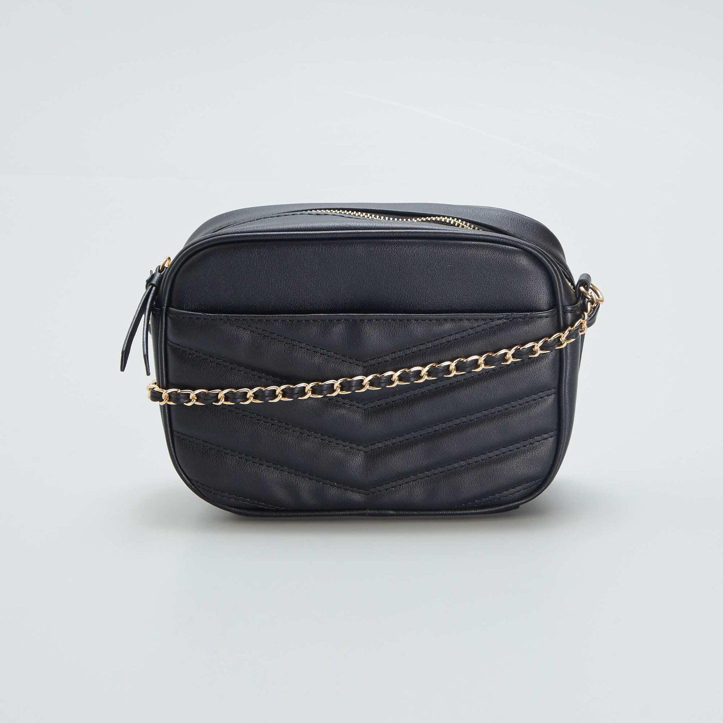 Synthetic shoulder bag Black