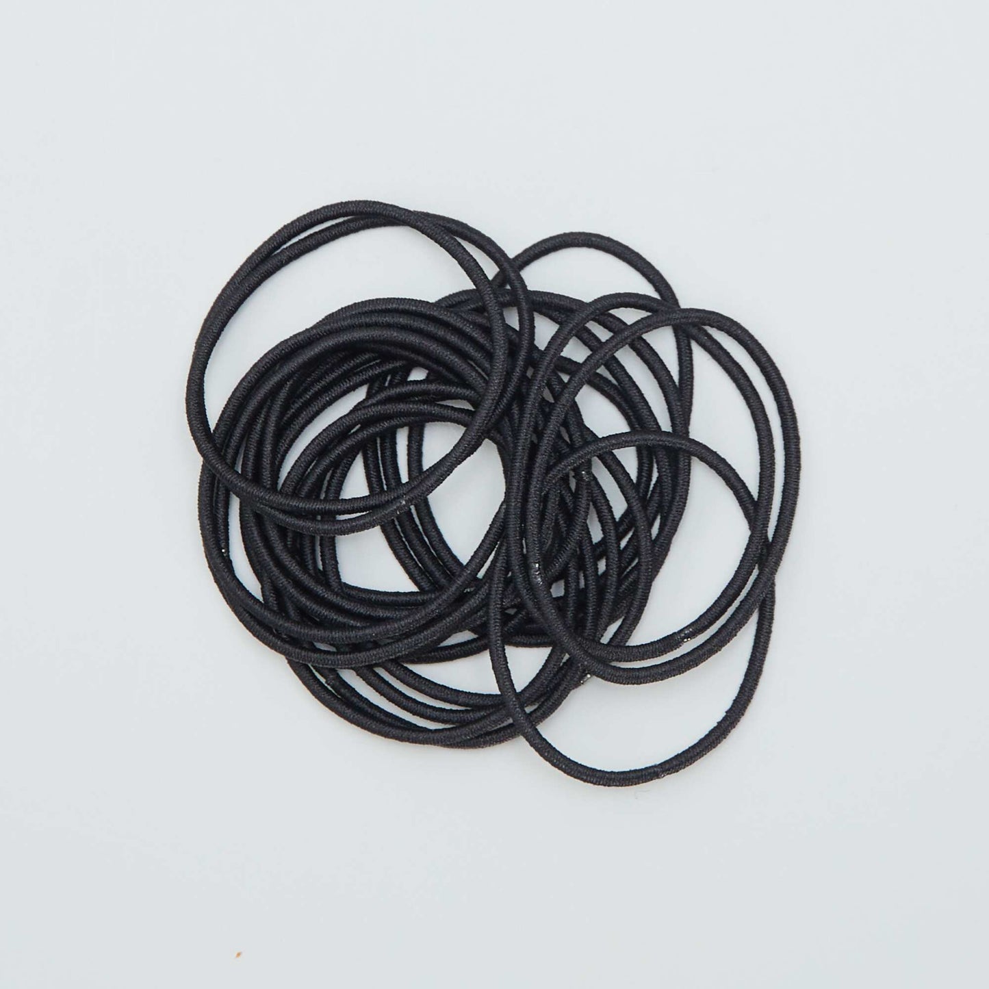 Pack of flat hairbands BLACK