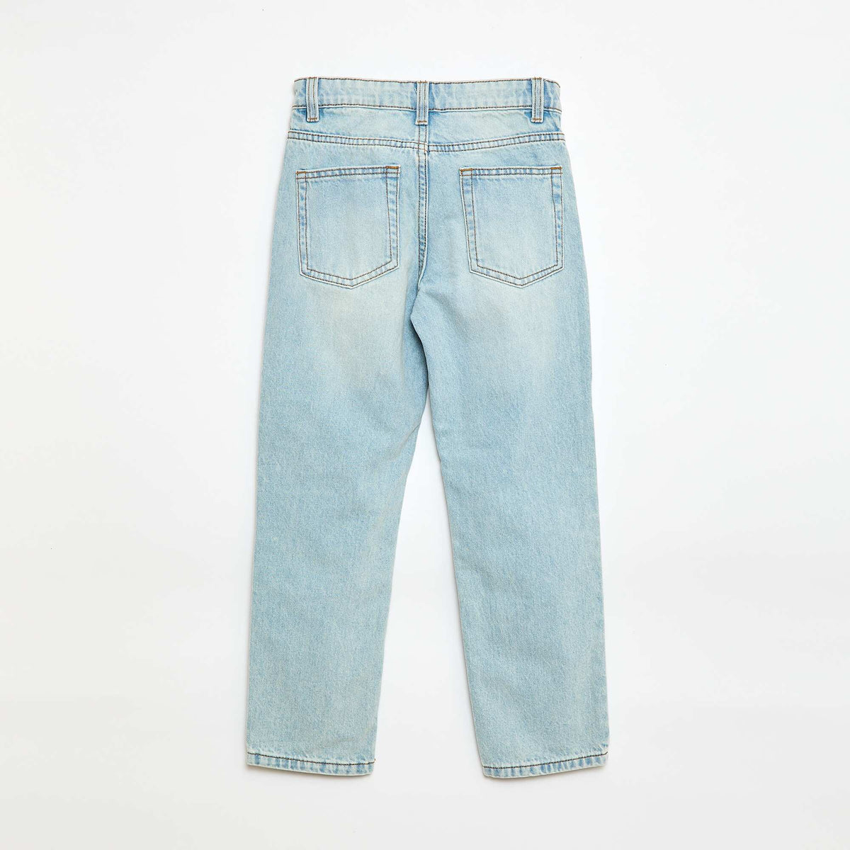 5-pocket straight-leg jeans BLUE