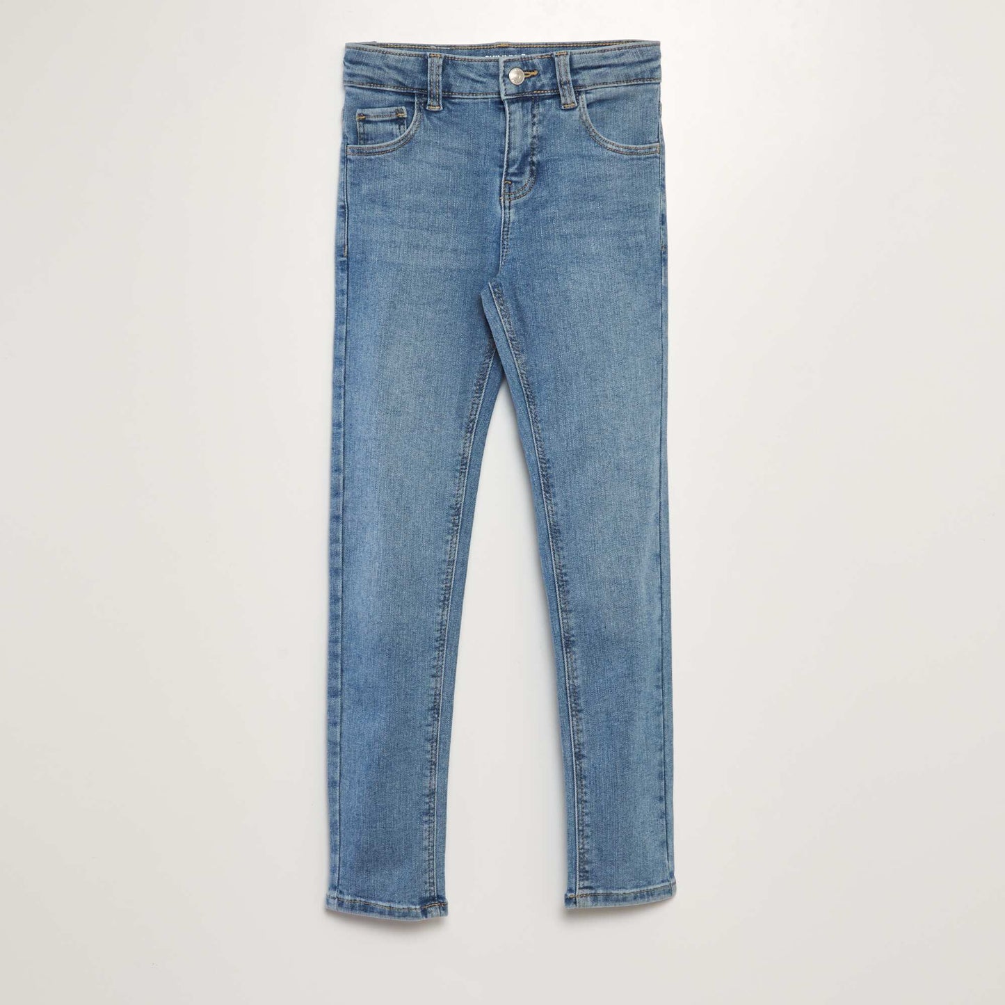 Skinny denim trousers. BLUE