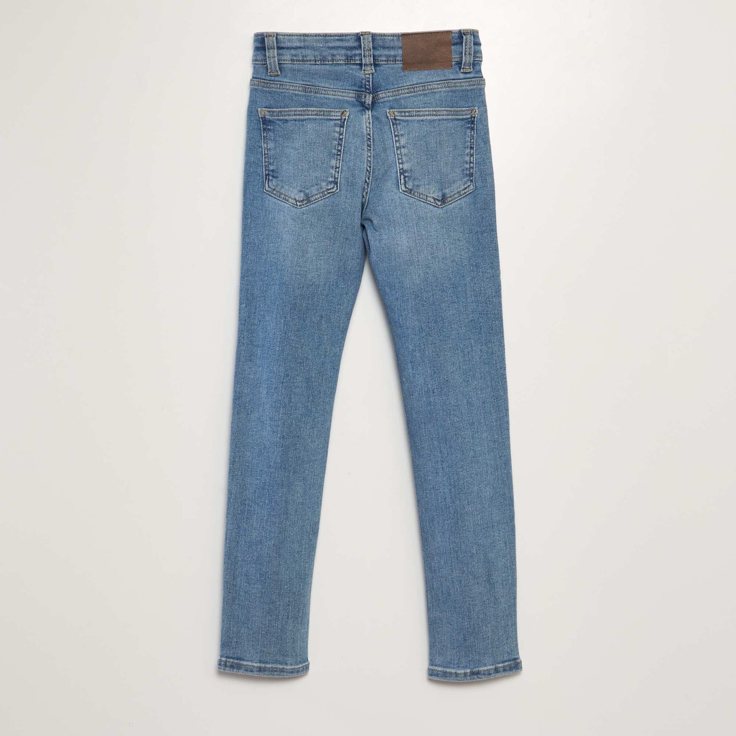 Skinny denim trousers. BLUE