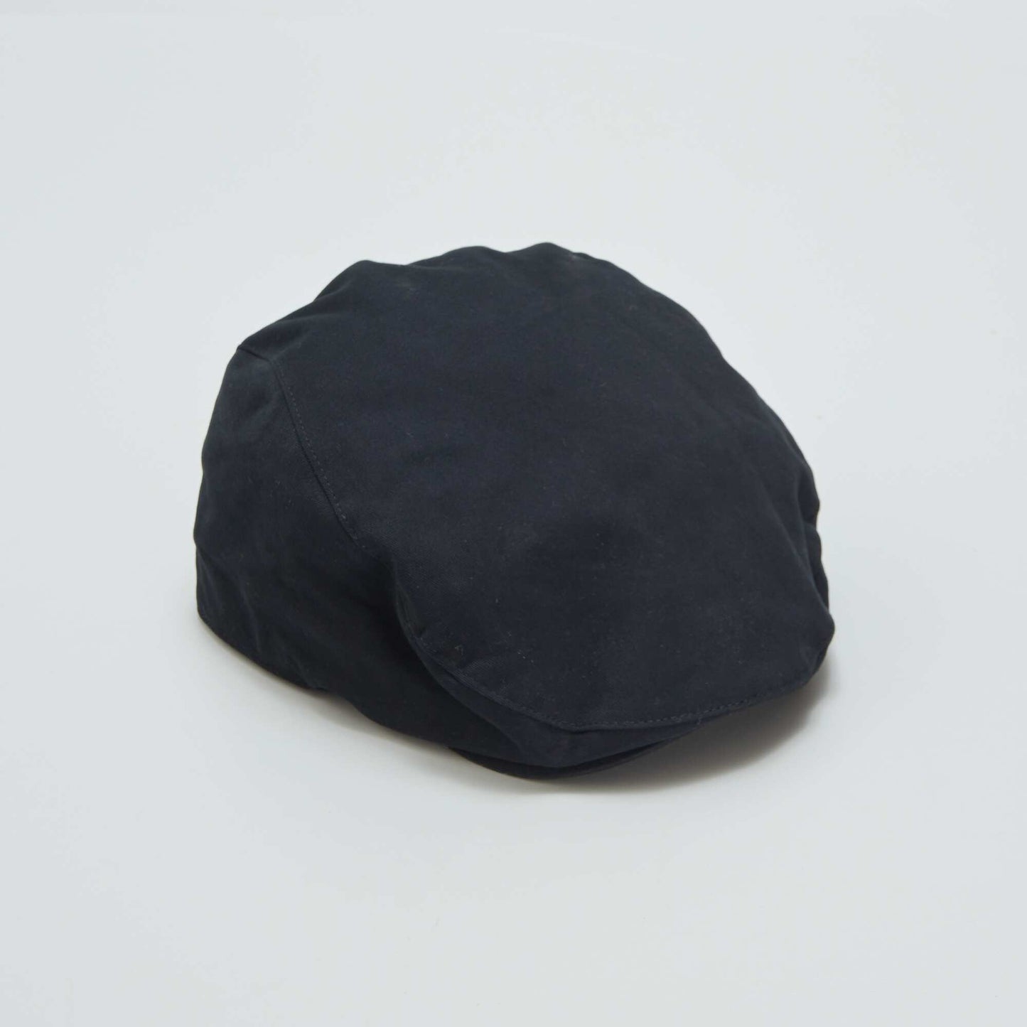 Denim baker boy cap BLACK