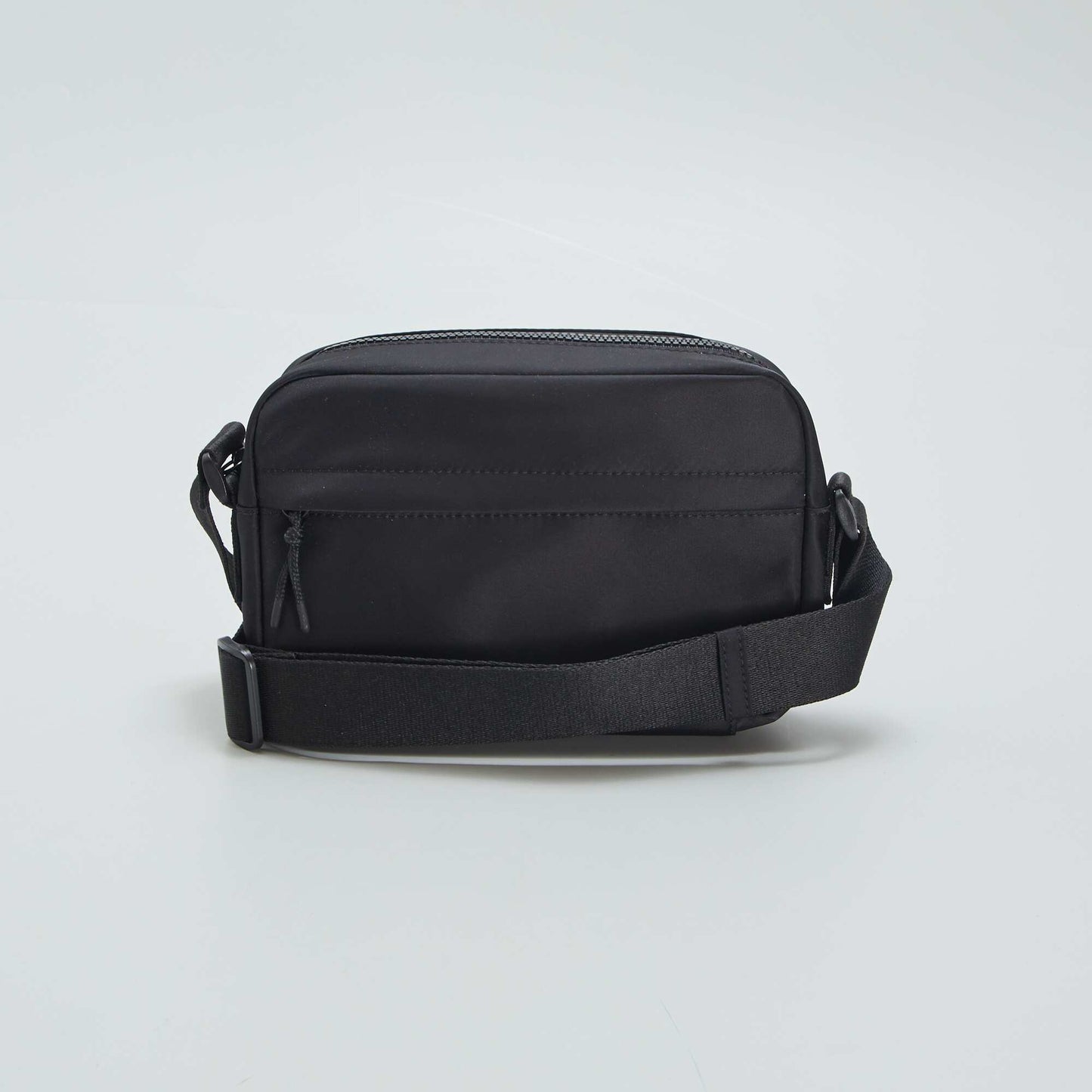 Small textile shoulder bag BLLACK