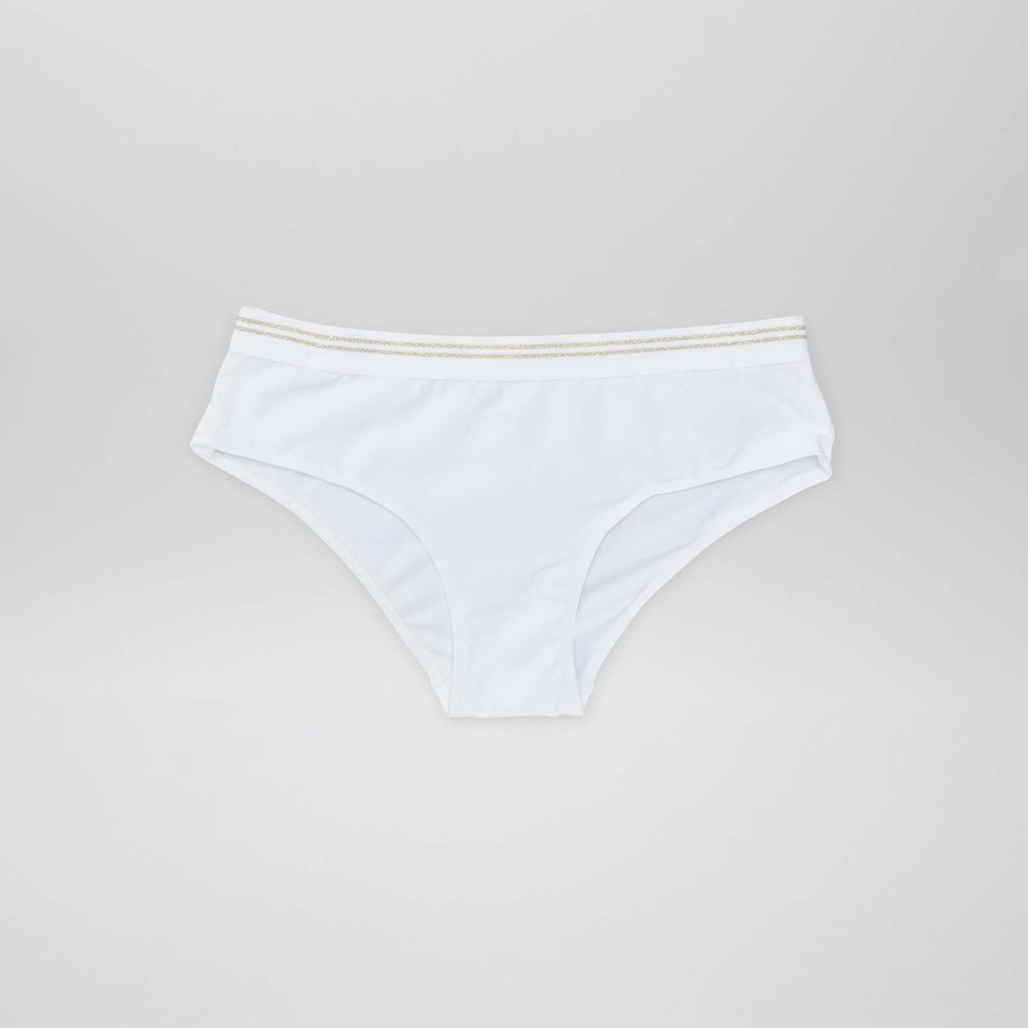 Pack of 2 cotton boy shorts white