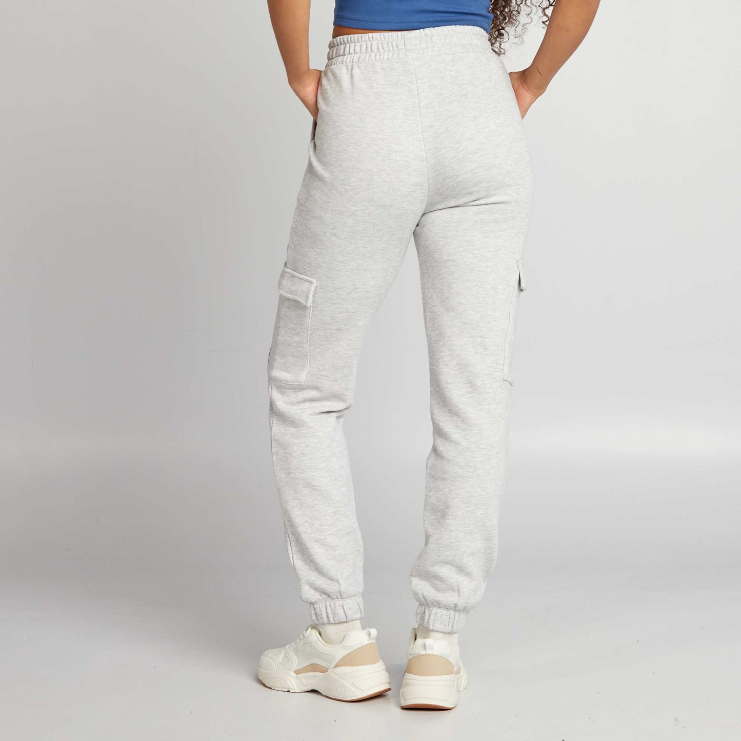 Sweatshirt fabric joggers GREY