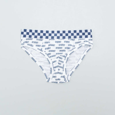Pack of 3 pairs of printed boxers WHITE
