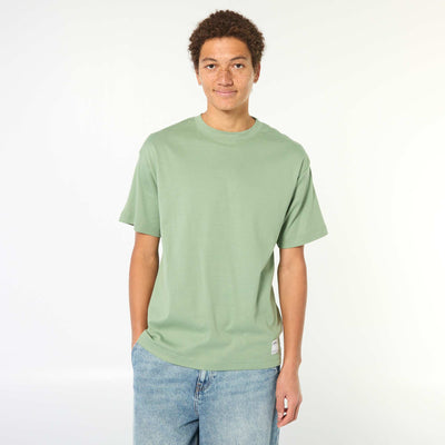 Round neck cotton T-shirt GREEN