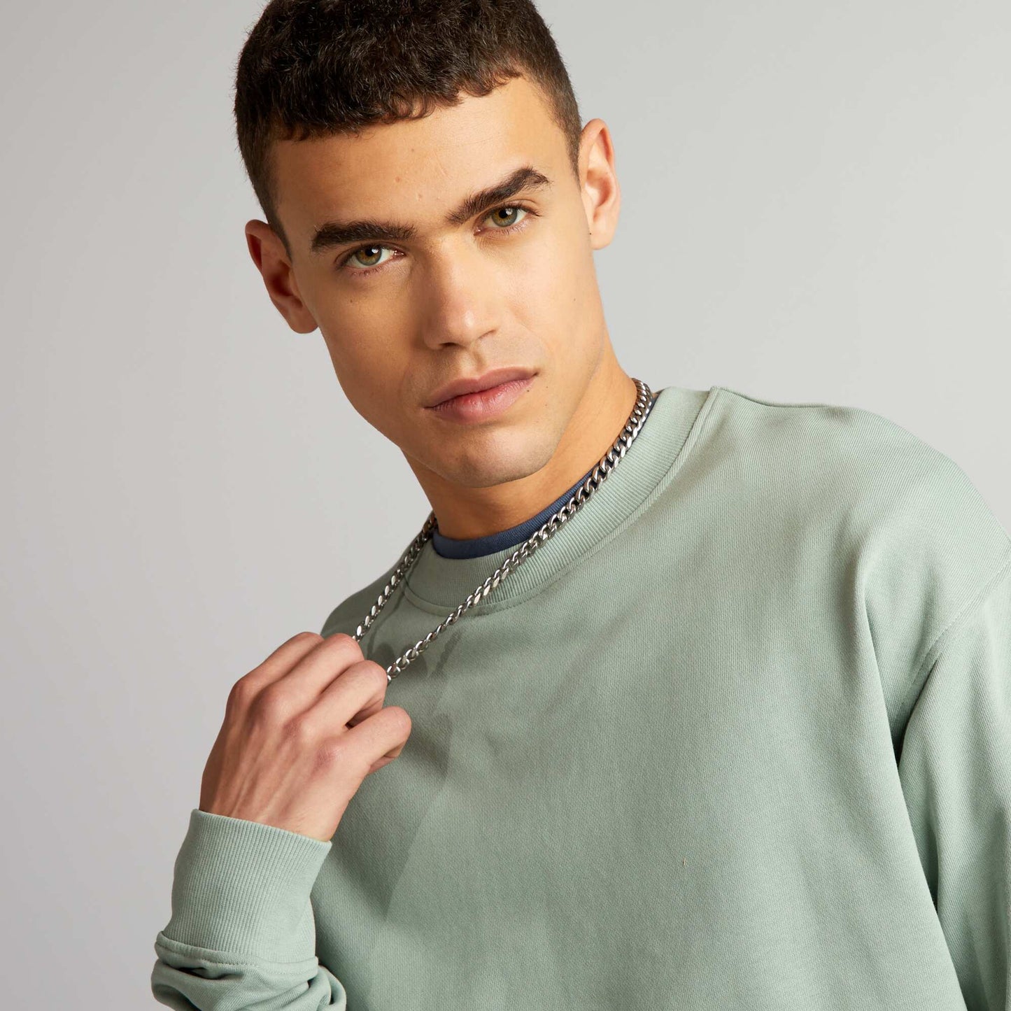 Fleece sweatshirt GREEN