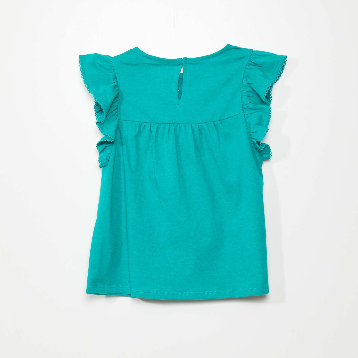 Embroidered T-shirt GREEN