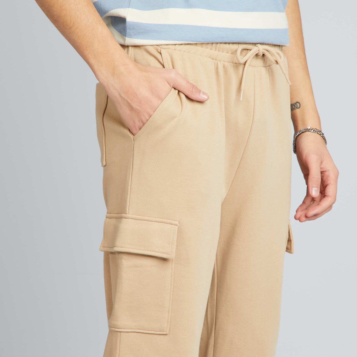 Cargo-style joggers BEIGE