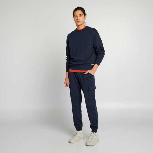 Cargo-style joggers BLUE