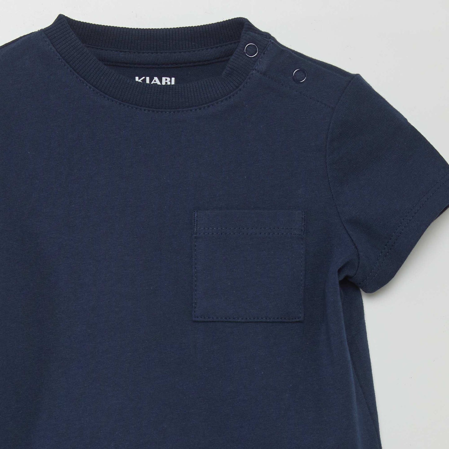 Short-sleeved T-shirt with pockets Navy