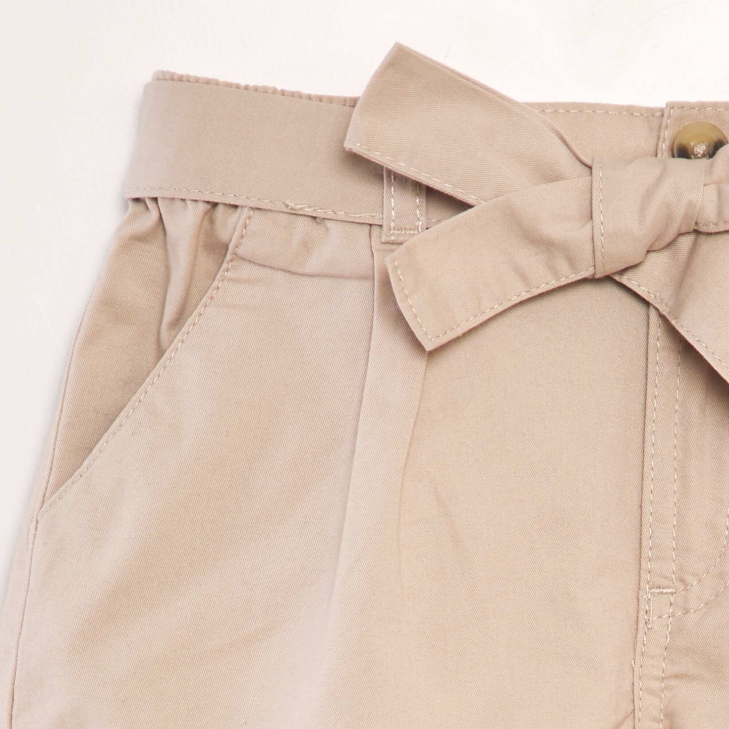 Poplin shorts BEIGE