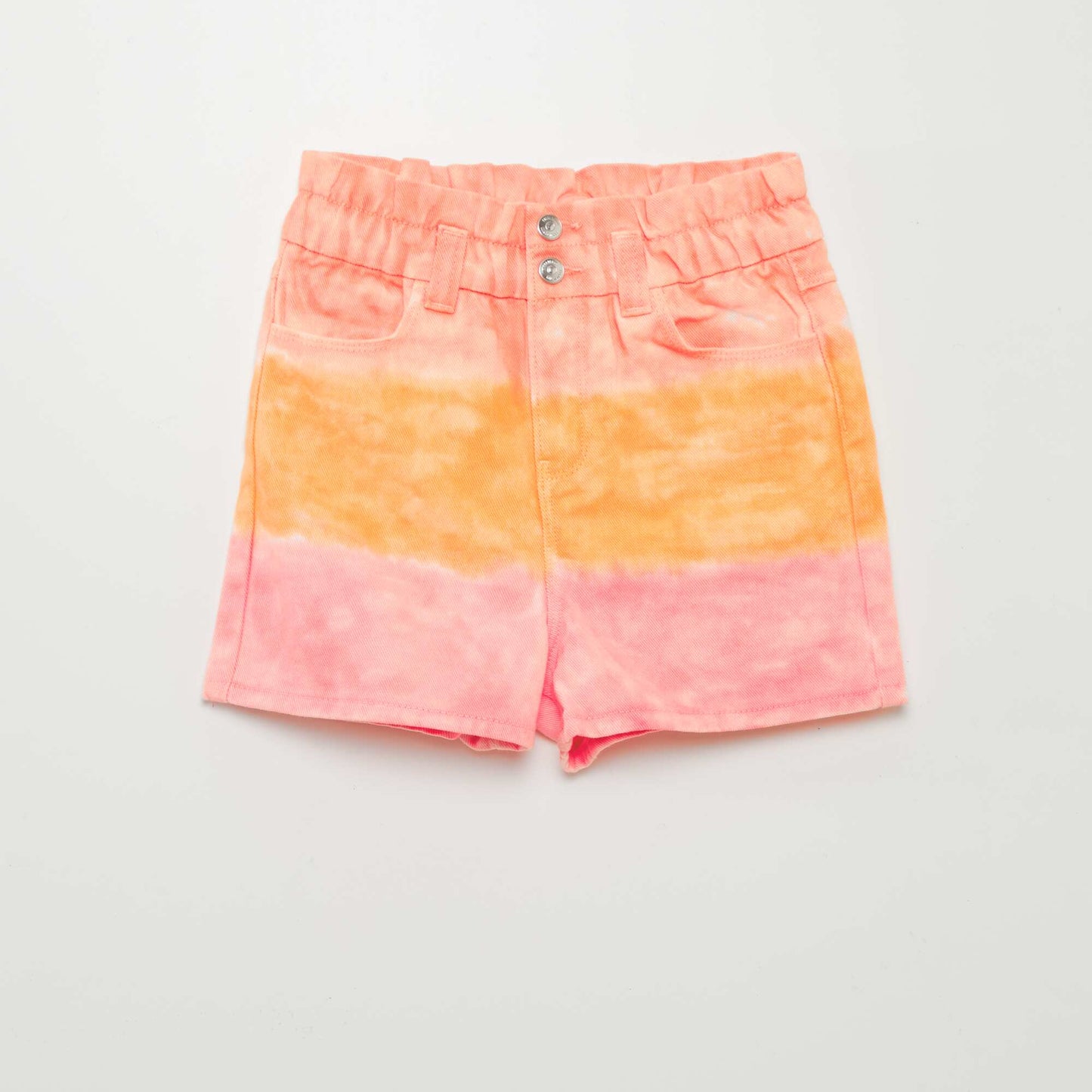 Colourful denim shorts WHITE