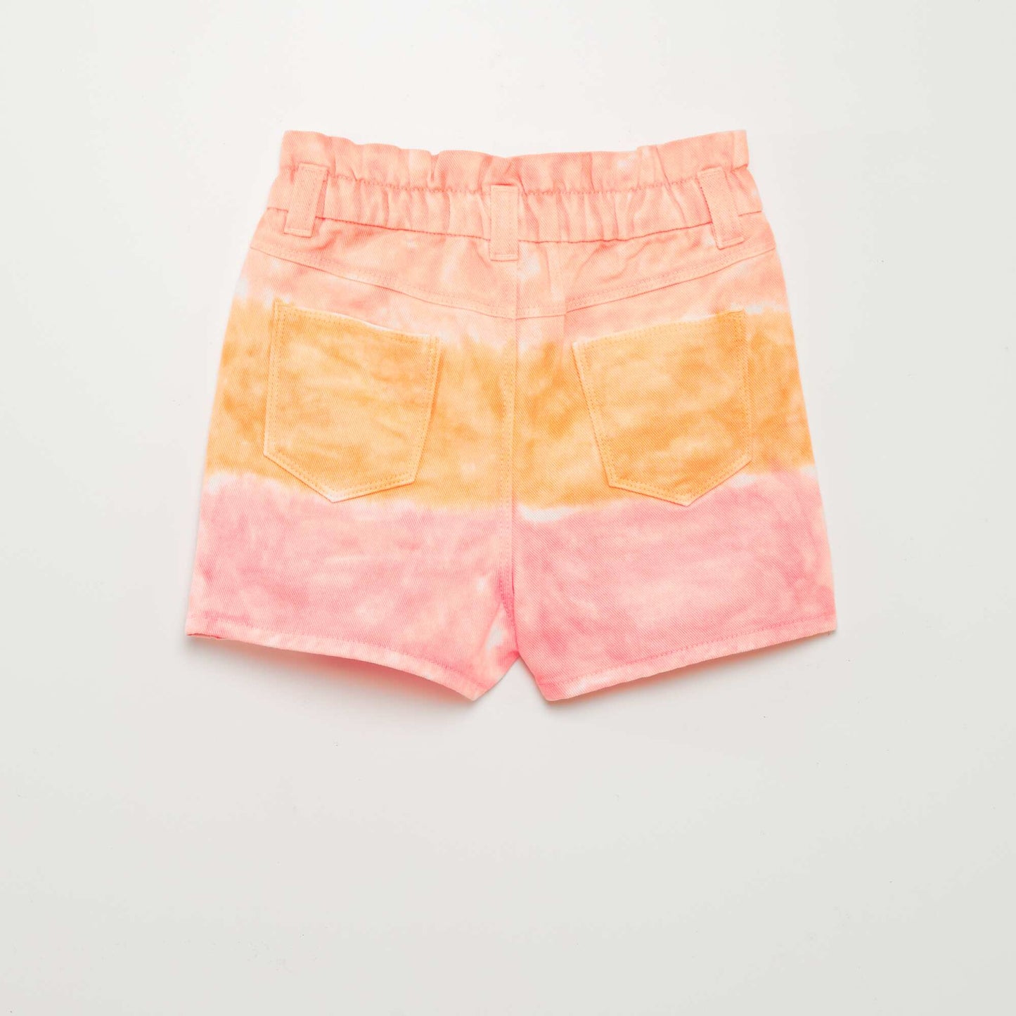 Colourful denim shorts WHITE