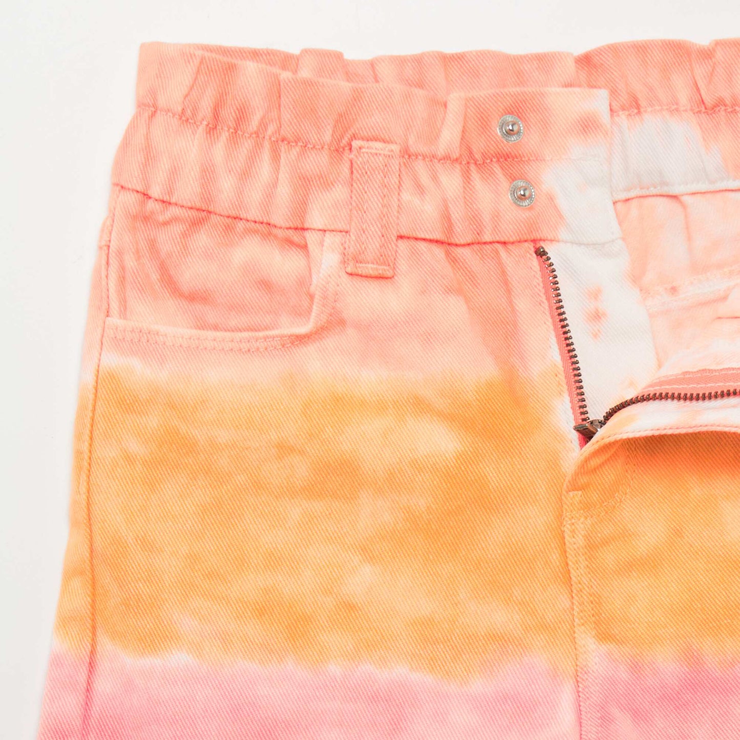 Colourful denim shorts WHITE