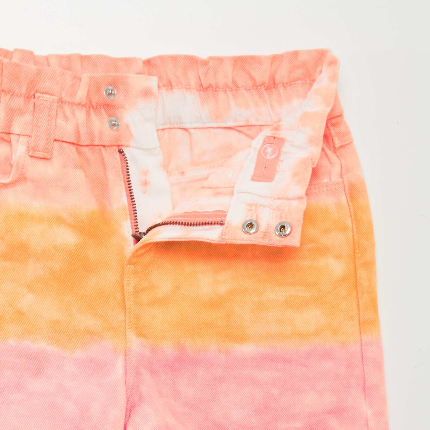 Colourful denim shorts WHITE