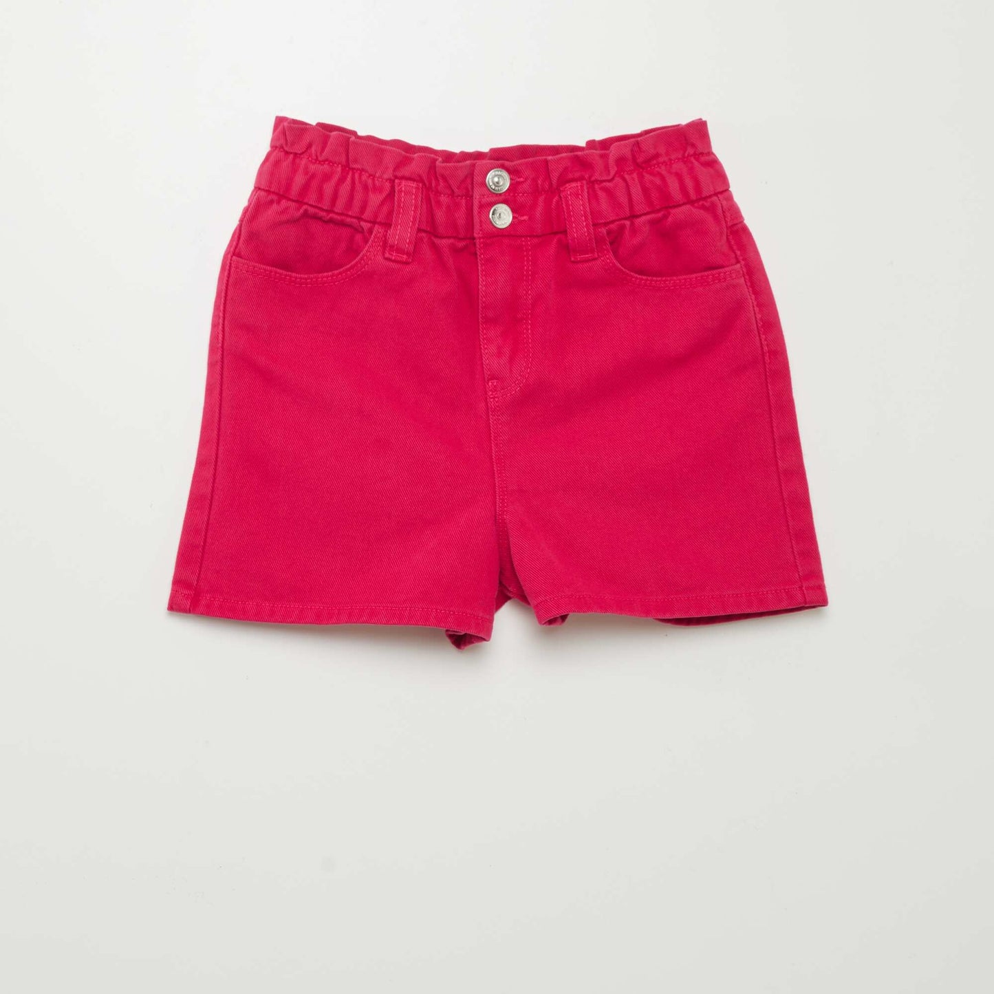 Colourful denim shorts PINK