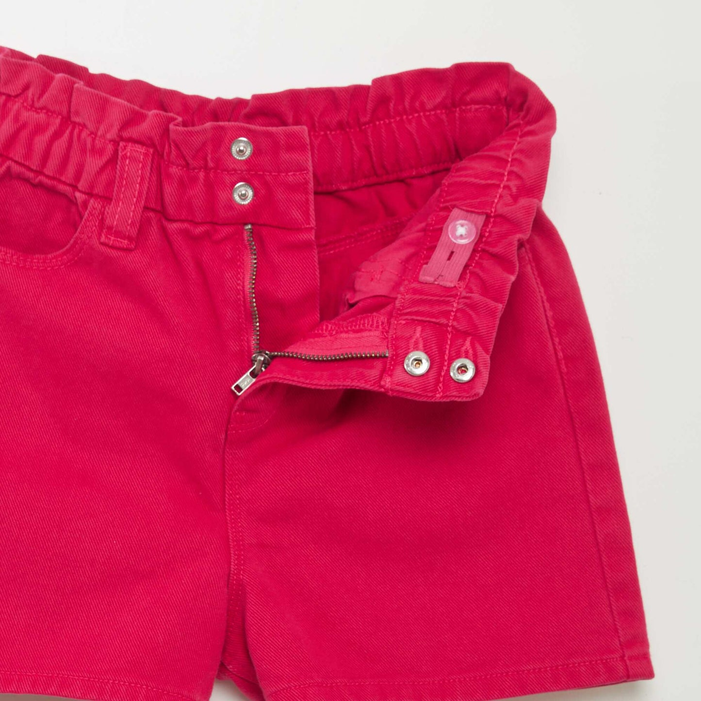 Colourful denim shorts PINK