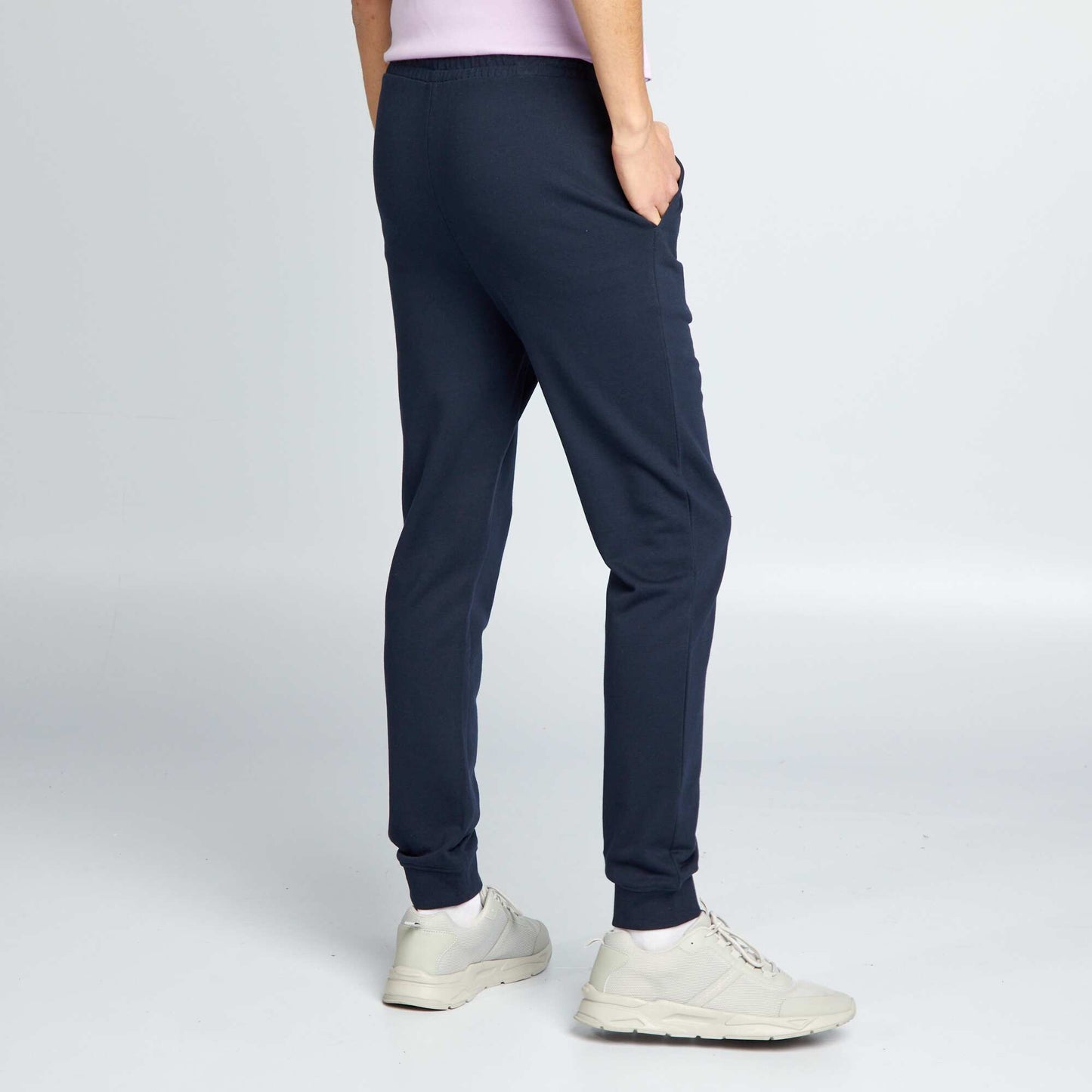 Basic plain joggers BLUE